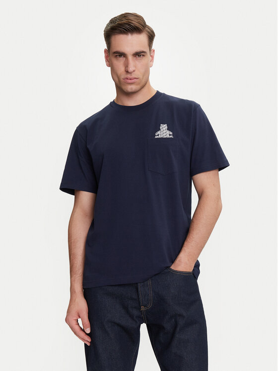 Gap Gap T-Shirt 769029-03 Granatowy Regular Fit