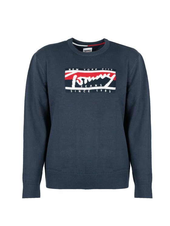 Tommy Hilfiger Tommy Hilfiger Πουλόβερ DM0DM13045 Σκούρο μπλε Regular Fit