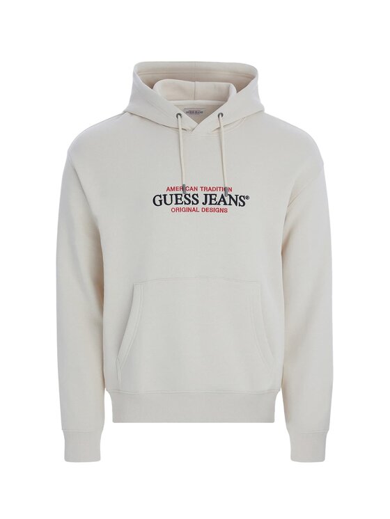 Guess Jeans Guess Jeans Mikina 165583 Béžová Classic Fit