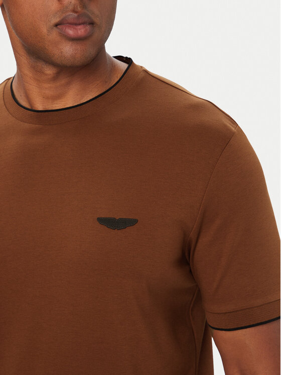 BOSS BOSS T-Shirt C-Thompson 50575011 Brązowy Regular Fit