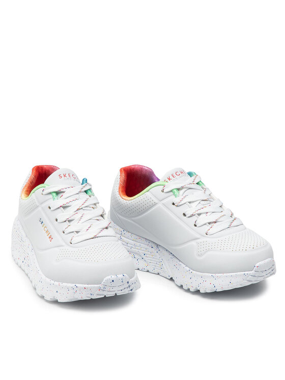 Skechers Skechers Sneakersy Rainbow Speckle 310456L/WMLT Biela