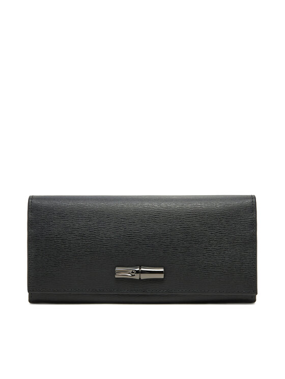 Longchamp Longchamp Μεγάλο Πορτοφόλι Γυναικείο 044871 Μαύρο