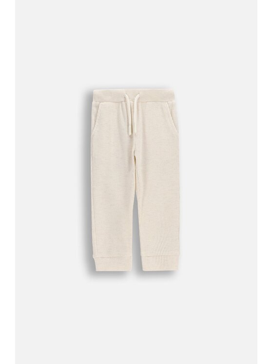 Coccodrillo Coccodrillo Teplákové nohavice WC6120103HUN-019 Écru Regular Fit