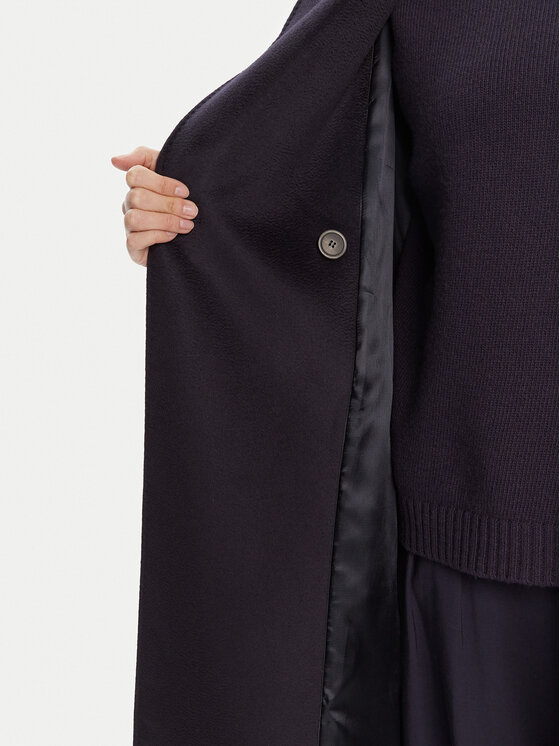 Weekend Max Mara Weekend Max Mara Volneni plašč Resina 2525016031 Mornarsko modra Regular Fit