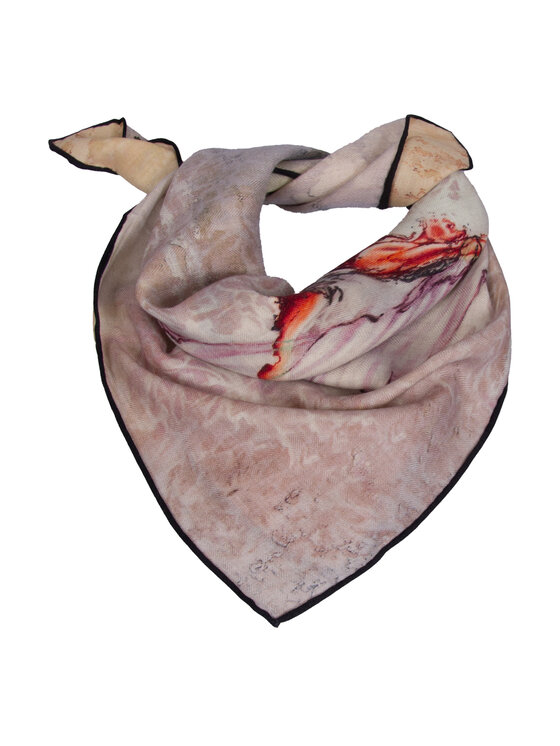 ALLORA BE UNIQUE ALLORA BE UNIQUE Foulard wełna z jedwabiem Verde