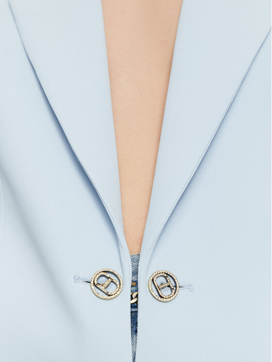 TWINSET TWINSET Sakoi 241TP2170 Svijetloplava Regular Fit