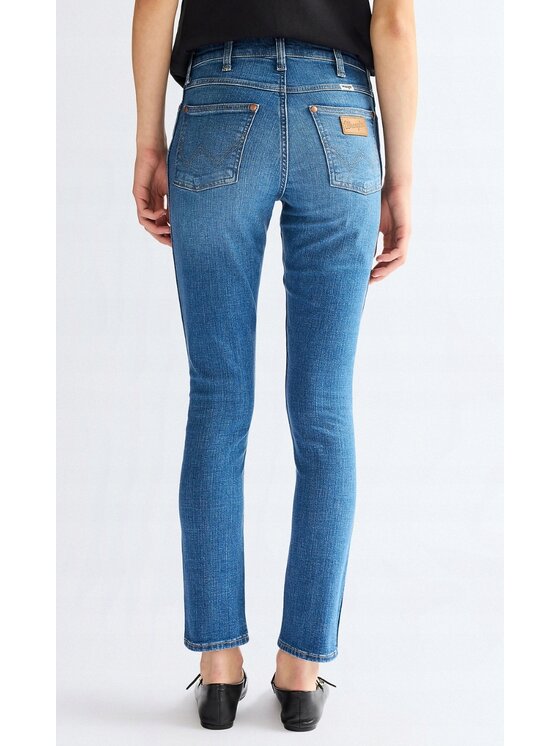 Wrangler Wrangler Jeansy Sienna 635 Niebieski Skinny Fit