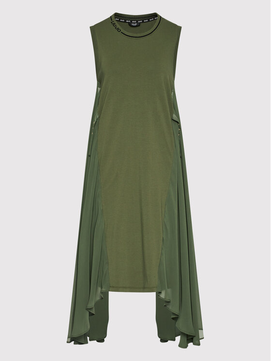 Liu Jo Sport Liu Jo Sport Rochie de zi TA2180 J0088 Verde Regular Fit