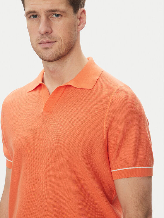 BOSS BOSS Polo majica H-Jianluca 50537654 Oranžna Regular Fit