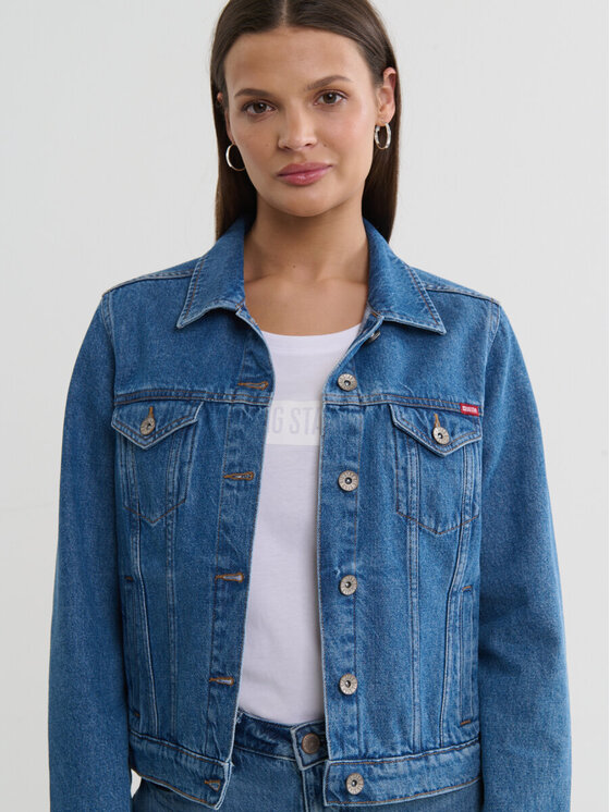 BIG STAR BIG STAR Kurtka jeansowa jane_295 Niebieski Basic Fit