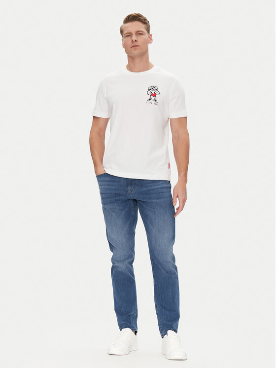 JOOP! Jeans JOOP! Jeans T-shirt 15 JJJ-23Alonzo 30045691 Bijela Modern Fit