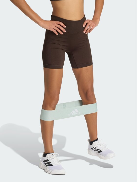 adidas adidas Legginsy 164274 Brązowy ciemny Fitted Fit