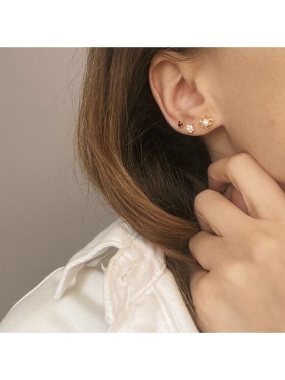 ANIA KRUK ANIA KRUK Piercing SMVKS0430Z Żółte złocenie