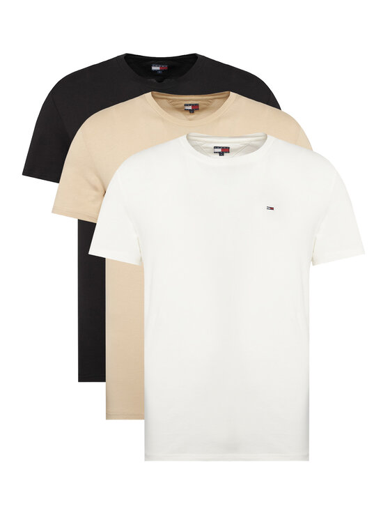 Tommy Jeans Set de tricouri DM0DM21579 Colorat Slim Fit