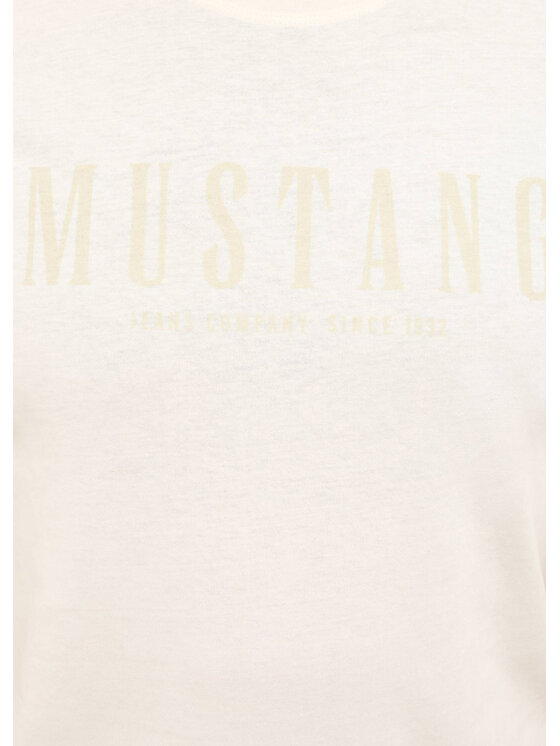 Mustang Mustang T-shirt Style Austin Bianco Regular Fit