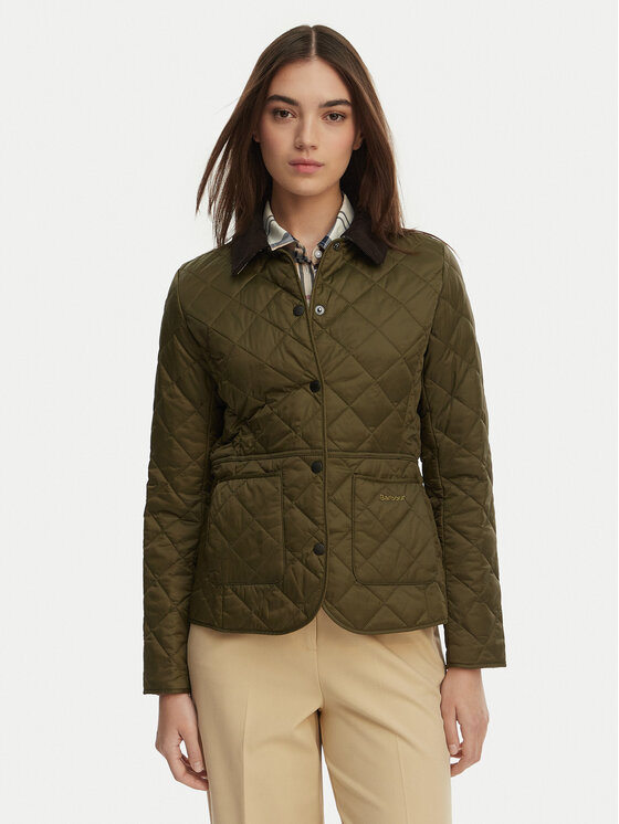 Barbour Barbour Демісезонна куртка Deveron LQU1012OL51 Зелений Regular Fit