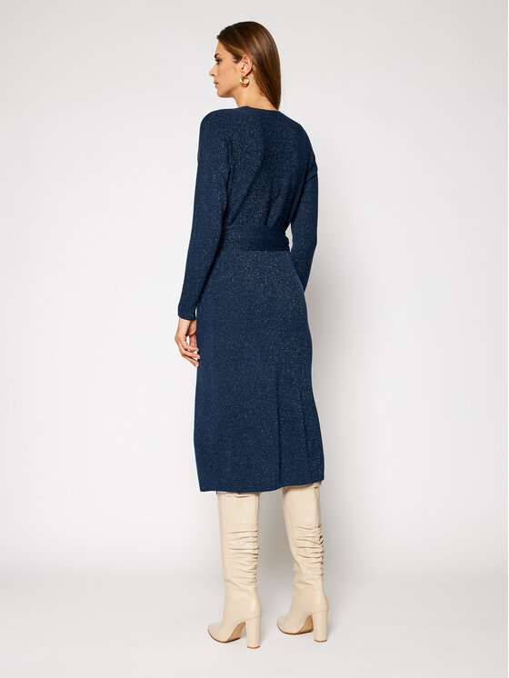 Vestito di maglia Panca 83248420 Blu scuro Regular...