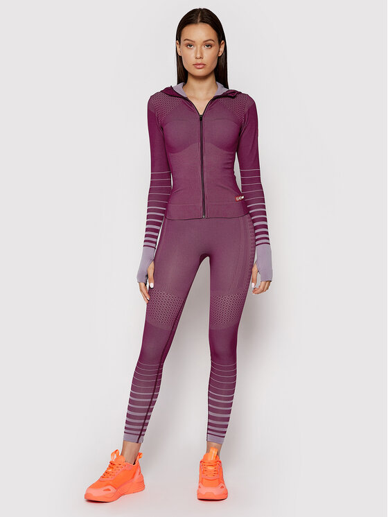 Felpa 6KTM01 TJ7PZ 1318 Viola Slim Fit