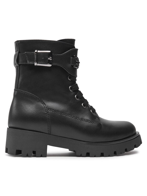 TWINSET TWINSET Ορειβατικά παπούτσια Anfibio 242GCJ M Μαύρο