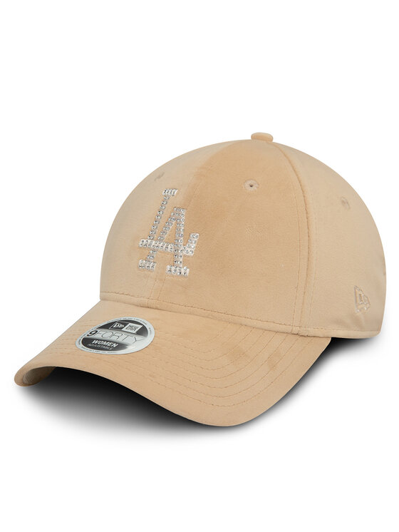 Șapcă New Era Velour Diamante LA Dodgers 9FORTY 60580871 Bej