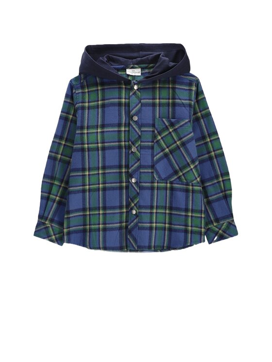 Coccodrillo Coccodrillo Koszula ZC6136401ABK-011 Zielony Regular Fit