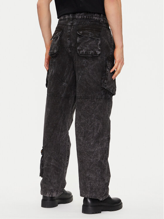 Alpha Industries Alpha Industries Farmer Canvas Acid Pant 156212 Fekete Regular Fit