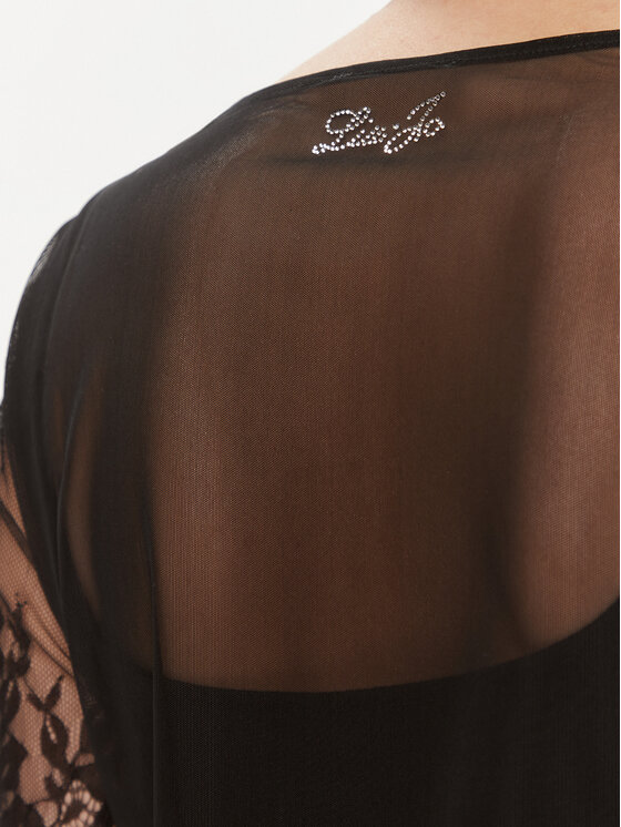 Liu Jo Liu Jo Bluse 5F3083 J4583 Schwarz Regular Fit