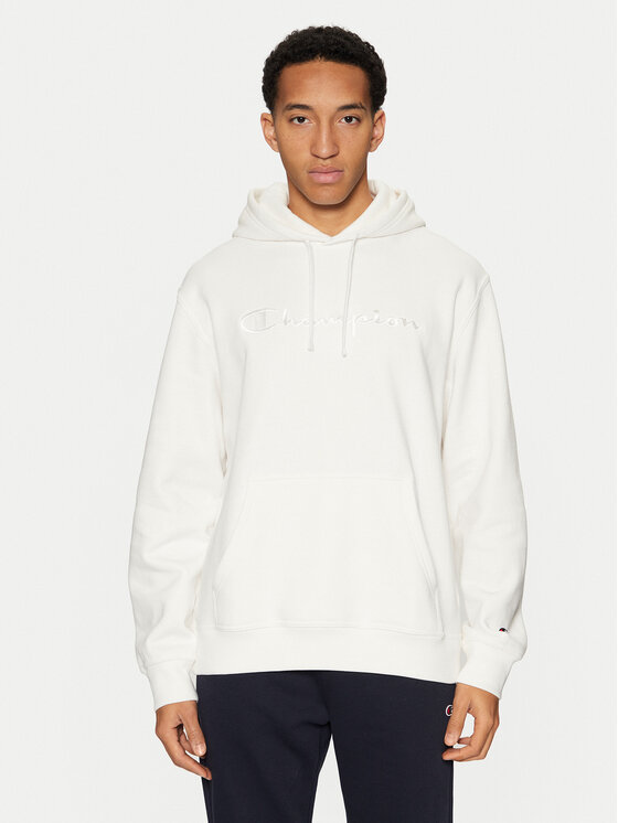 Mens champion sweatshirt white discount