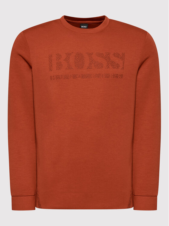 Boss Boss Pulóver Salbo Iconic 50456419 Piros Slim Fit