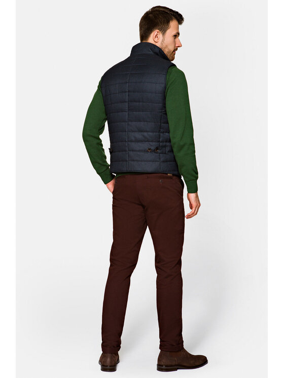 Lancerto Lancerto Kamizelka Coventry Granatowy Regular Fit