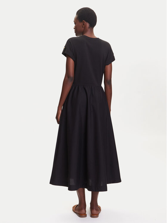 Tommy Hilfiger Tommy Hilfiger Kleid für den Alltag Modern Cody WW0WW46711 Schwarz Regular Fit