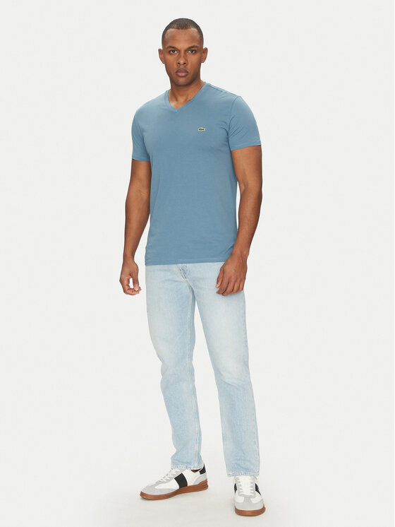 Lacoste Lacoste Tričko TH6710 Zelená Regular Fit