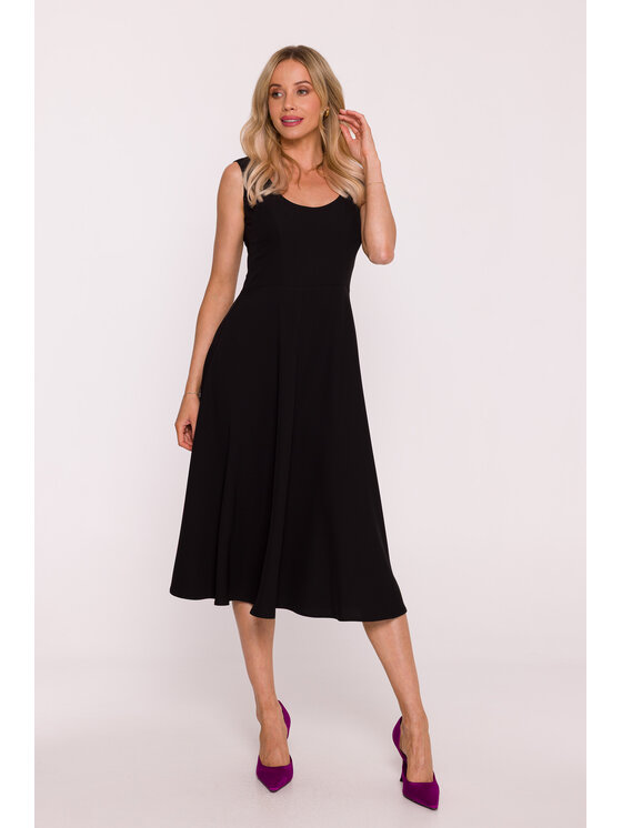 Stylove Stylove Sukienka codzienna s424 Czarny A-Line Fit