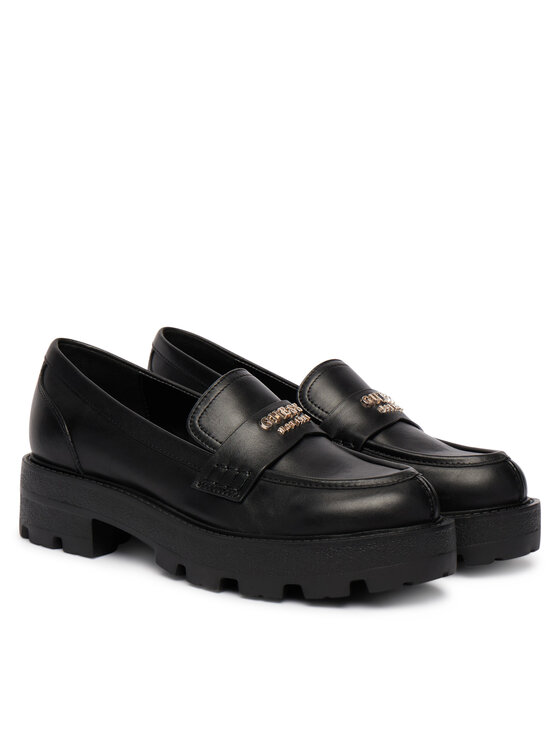 Guess Guess Loafersy FLFYAM LEA14 Czarny