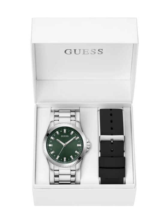 Guess Guess Hodinky GW0810G Strieborná