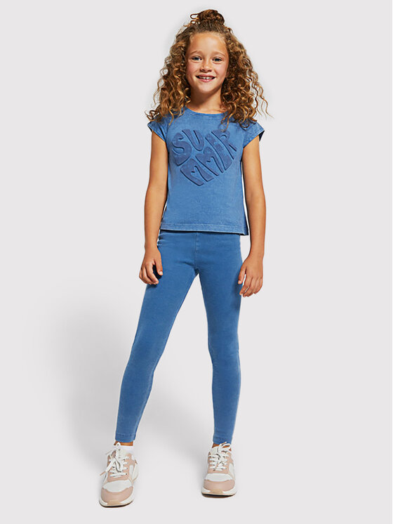 Leggings 6739 Blu Slim Fit