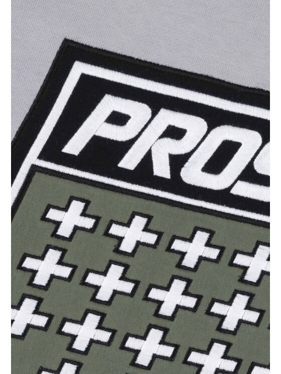 PROSTO. PROSTO. Bluza Shield Szary Oversize