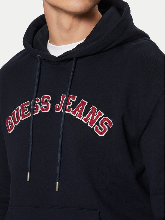 Guess Jeans Guess Jeans Džemperis M5RQ44 KCPR1 Tamsiai mėlyna Regular Fit