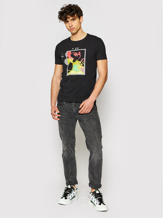 T-shirt 21EI1P0F01A6304 Nero Regular Fit