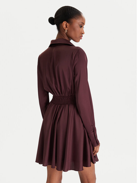 Guess Guess Coctailkleid W5YK00 WF1T2 Braun Regular Fit