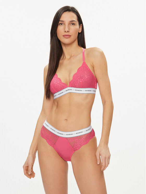 Guess Guess Biustonosz braletka Belle O97C02 KBBT0 Różowy