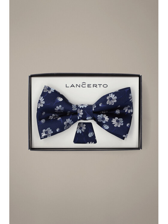 Lancerto Lancerto Komplet mucha i poszetka Mucha Granatowa MU090126000011 Granatowy