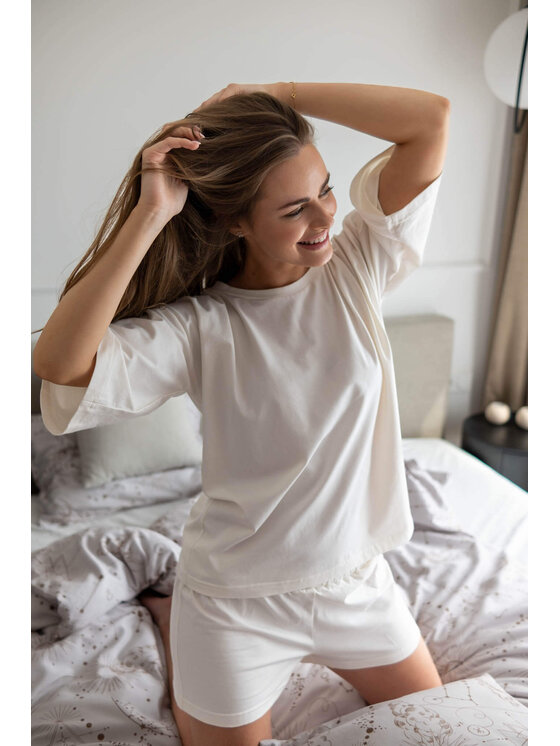 White pocket White pocket Piżama dzianinowa Écru