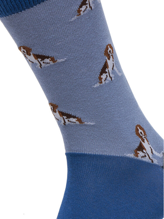 Barbour Barbour 3er-Set hohe Herrensocken Beagle Dog MGS0070BL71 Blau
