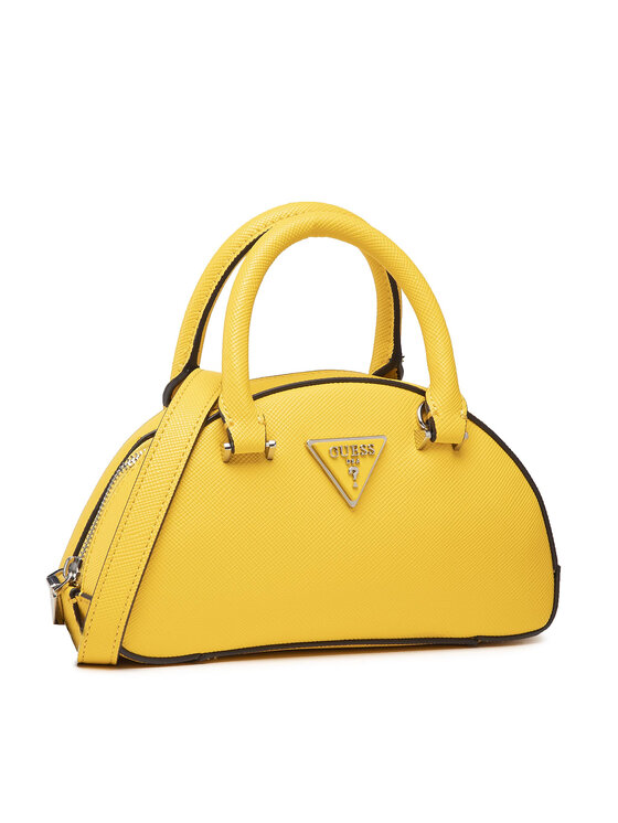 Mini Saffiano Promenade Bag Yellow (Soleil)