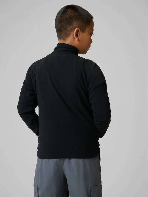 4F 4F Felpa di pile 4FJRSS26TFLEM508-20S Nero Regular Fit