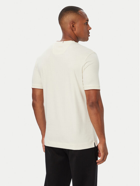 BOSS BOSS T-Shirt C-Thompson 50575011 Creme Regular Fit