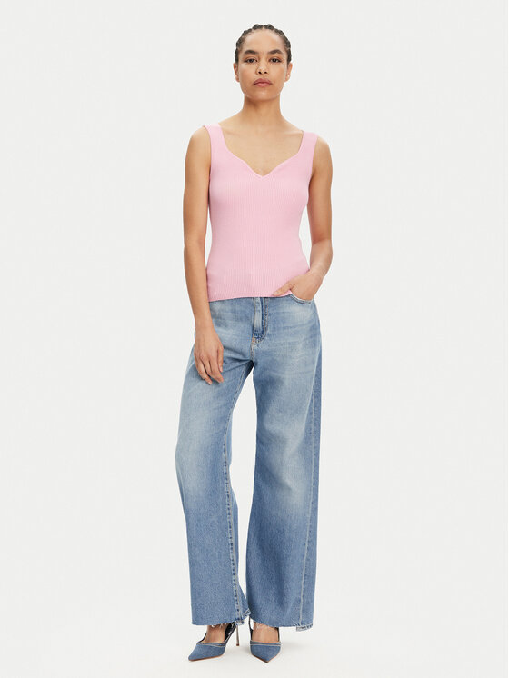 Vero Moda Vero Moda Top Willow 10326450 Różowy Slim Fit