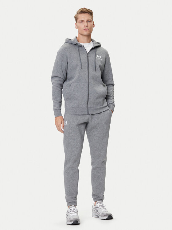 Under Armour Under Armour Долнище анцуг UA Essential Fleece Jogger 1373882 Сив Regular Fit