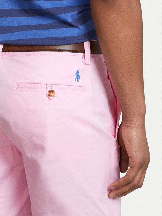 Polo Ralph Lauren Polo Ralph Lauren Kratke hlače iz tkanine 710799213010 Roza Slim Fit
